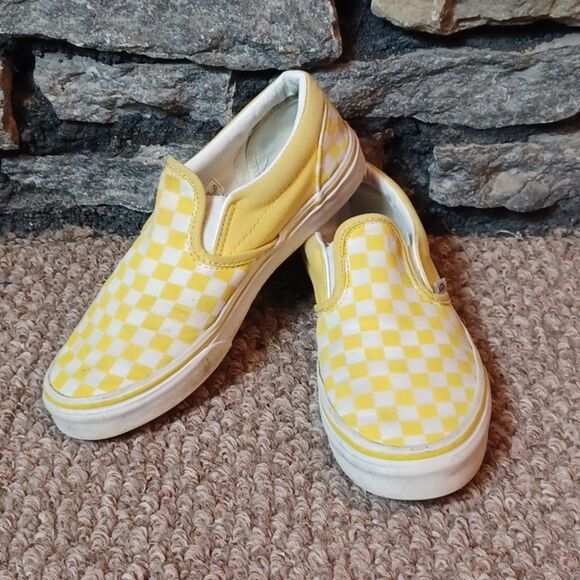 Women's Van's Off the Wall checkerboard slip on shoes sz 5 - Picture 4 of 8